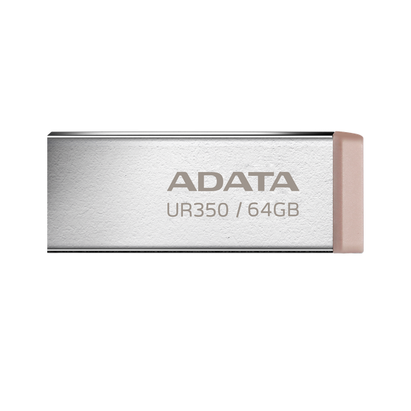 ADATA UR350/64GB/USB 3.2/USB-A/Hnedá