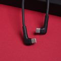 Uhlový kábel Maxlife MXUC-09 USB-C - USB-C 1,0 m 60W čierny