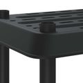 vidaXL Policová jednotka 4 úrovní 100 x 40 x 136,5 cm PP Antracitová