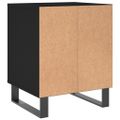 vidaXL Nočné stolíky 2 ks čierne 40x35x50 cm kompozitné drevo
