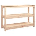 vidaXL Konzolový stolík 110x40x74 cm masívne borovicové drevo