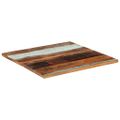 vidaXL Štvorcová stolová doska 80x80 cm, 25-27 mm, recyklovaný masív