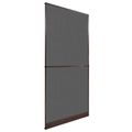 vidaXL Hinged Hmyzová sieť Hnedá a čierna 100 x 215 cm