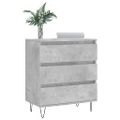 vidaXL Komoda betónovo sivá 60x35x70 cm spracované drevo