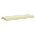 vidaXL Vankúš na lavičku SOEST 100% polyester Krémová 100 x 40 x 8 cm