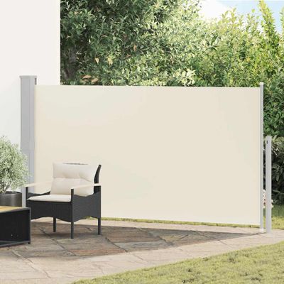 Bočná markíza na terasu/balkón 160x300 cm, krémová