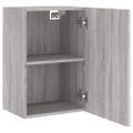 vidaXL TV nástenné skrinky 2 ks sivé sonoma 40,5x30x60cm kompoz. drevo