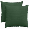 vidaXL Vankúše na pohovku 2 pcs Tmavozelená 45 x 45 cm