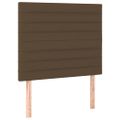 vidaXL Posteľný rám boxsping s matracom hnedý 80x200 cm látka