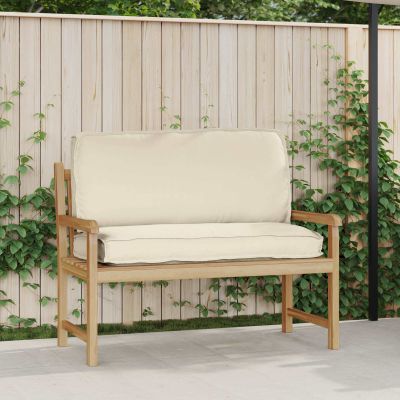 vidaXL Podložka Oxfordská látka Krémová 120 x 50 x 12 cm