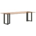 vidaXL Nohy k jedálenskému stolu v tvare T, 2 ks, antracitové, 50x35x(72-73) cm, oceľ