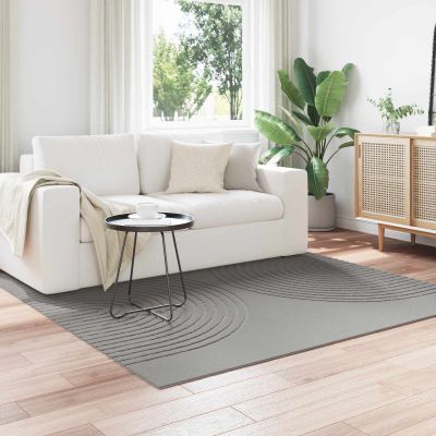 vidaXL Kusové koberce Štvorcový GALATI Biely 120 x 120 cm Polyester