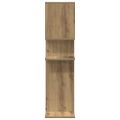 vidaXL Rozdeľovacia knižnica dub artisan 92x29x112 cm kompozitné drevo