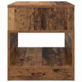 vidaXL Koncový stôl Staré drevo 40,5 x 40 x 45 cm Kompozitné drevo