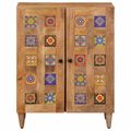 vidaXL Servírovacia skriňa 60 x 33 x 75 cm Masívne mango drevo