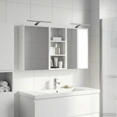 vidaXL Set kabinetov do kúpeľne 3 pcs 116 x 16 x 62,5 cm