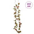 vidaXL Kvetinové girlandy 6 ks, ružové 215 cm