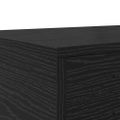 vidaXL Zásuvky pod posteľ Čierny dub 200 x 36,5 x 16,5 cm