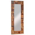 vidaXL Nástenné zrkadlo recyklovaný masív 50x110 cm