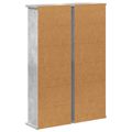 vidaXL CD Skrinka 2 ks Betónovo sivá 60 x 17 x 92 cm Kompozitné drevo