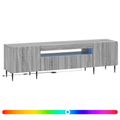 vidaXL LED TV kabinet Sivý Sonoma Kompozitné drevo