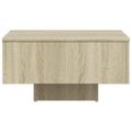 vidaXL Konferenčný stolík, dub sonoma 60x60x31,5 cm, kompozitné drevo
