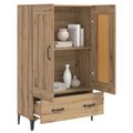 vidaXL Highboard Dub artisan 70 x 31 x 115 cm Kompozitné drevo