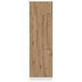 vidaXL Skrinka na chladničku “Lyon” Artisan Dub 60x57x207 cm