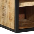 vidaXL Skriňa na topánky 50 x 30 x 110 cm Masívne mango drevo Hnedá
