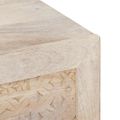 vidaXL Servírovacia skriňa Bielená biela 80 x 33 x 75 cm