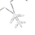 vidaXL Vianočný snehuliak 252 LED Teplá biela 44,5 x 38 cm PVC