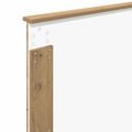 vidaXL Rám postele Remeselný dub 100 x 200 cm Kompozitné drevo