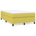 vidaXL Boxspring posteľ s matracom zelená 120x200 cm látka