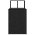 vidaXL Stôl Čierny dub Kompozitné drevo 108 x 55 x 103.5 cm