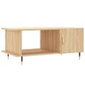 vidaXL Konferenčný stolík dub sonoma 90x50x40 cm kompozitné drevo
