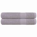 vidaXL Saunové osušky FROGN 2 ks sivé 80x200 cm 360 g/m²