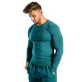 Tričko s dlhým rukávom Essential Deep Teal - STRIX