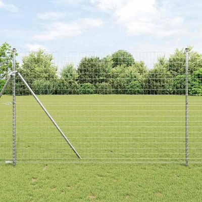vidaXL Pevný kovaný drôtový plot 10 x 1,6 m (Š x V)