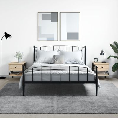 vidaXL Nočné stolíky 2 ks dub sonoma 40x42x45 kompozitné drevo