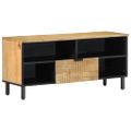 VidaXL TV skrinka Hnedá 100x33x46 cm Masívne drevo Mango