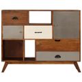 vidaXL Komoda z akáciového dreva 115x35x86 cm