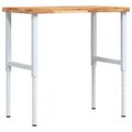 vidaXL Pracovný stôl 100x60x(73-99,5) cm masívna akácia obdĺžnik