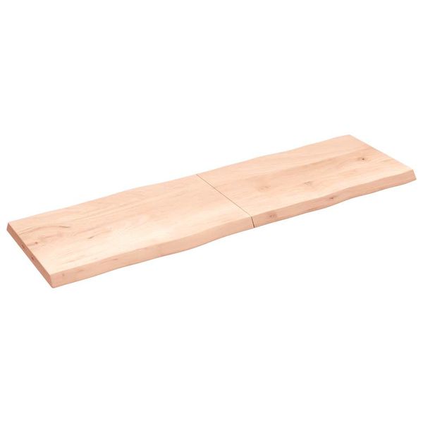 vidaXL Stolová doska 200x60x(2-6) cm neošetrený masív živé hrany