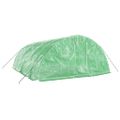 vidaXL Fóliovník s oceľovým rámom zelený 30 m² 6x5x2,3 m