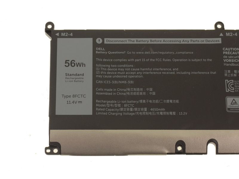 DELL Baterie 3-cell 56W/HR LI-ON Precision 5550, 5570, Vostro 76520, XPS 9500 Baterie, pro notebook, originální, 56Wh, Li-Ion, 3clánková, pro Dell Precision 5550, 5570, Vostro 7620, XPS 9500
