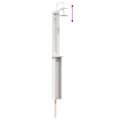vidaXL Externá sprcha 246 cm Biela