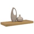 vidaXL Stenná polica Nástenná montáž Hnedá 60 x 23,5 x 3,8 cm