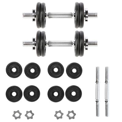 Jednoručné nakladacie činky HMS SG02 2x7 kg