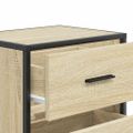 vidaXL Nástenné nočné stolíky 2 ks dub sonoma 40x31x39,5 cm