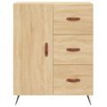 vidaXL Vysoká skrinka dub sonoma 69,5x34x180 cm spracované drevo